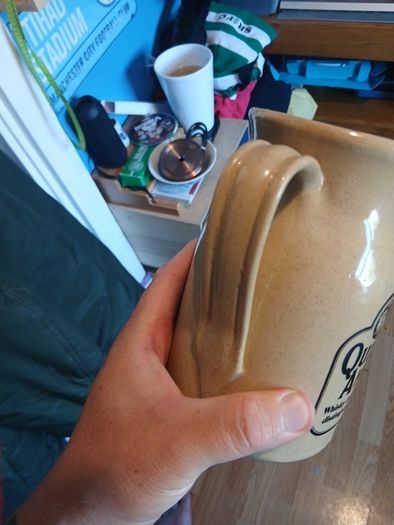 queen ann whiskey jug