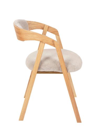 Oak Dining Armchair Plush Upholstered. Any Colouir or material