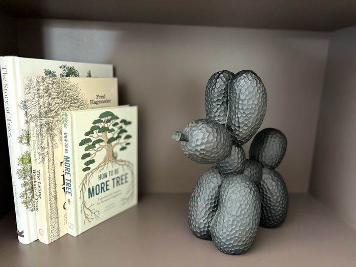 Modern Balloon Dog Ceramic Sculpture