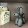 Modern Balloon Dog Ceramic Sculpture Image 3