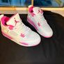 Women Jordan Trainers Size EU 38 White Pink Image 3