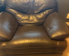 leather armchair