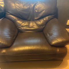 leather armchair