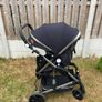 Magic ZC 3 in 1 Pushchair Pram Travel System, Baby Stroller 3 in 1 with Reversible Two Pushing Modes, Newborn Infant Carriage One-Click Folding, Toddler Buggy Aluminum Frame (739 Black) Image 10