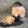 Fluffy fur slippers sizes 37-41 sizes 4-8 Image 4