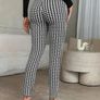 Primark - Black & White Patterned leggings Image 6