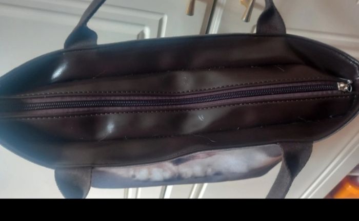 ladies bag tote with cat