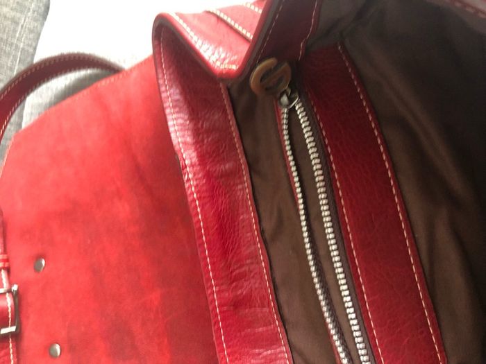 leather handbag