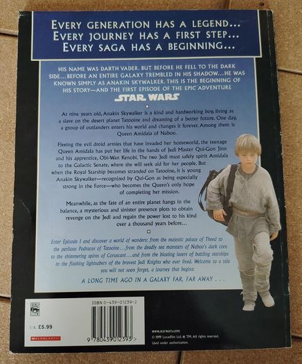 Vintage Star Wars Prequel Book Bundle (1999 & 2005)