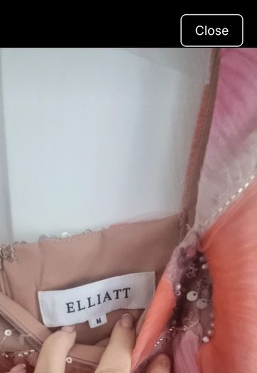 stunning elliatt designer dress