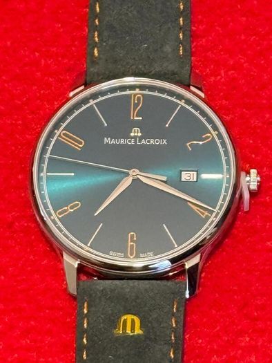 Maurice Lacroix Eliros Swiss Made Watch Green Dial Full Set