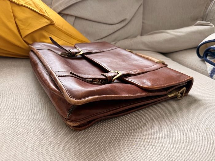 leather laptop bag