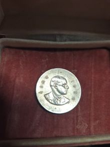 Silver Padraig Pearse 10 Shilling 1966 coin