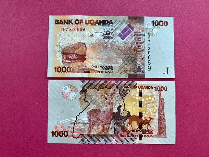 Uganda  1000 Shillings  2021   ( Uncirculated )