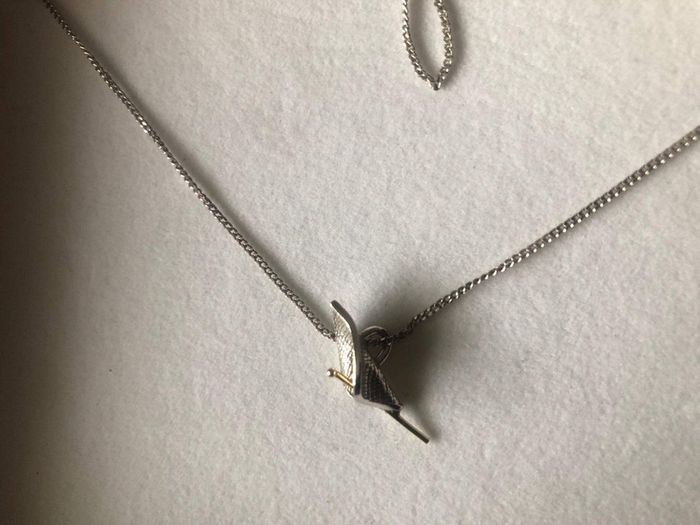 Sterling silver necklace and pendant