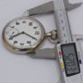 Vintage Silver Cased Swiss made Military Issue Pocket Watch Image 4