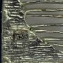 Mid Century Brutalist Silver Pendant with Sodalite Image 7