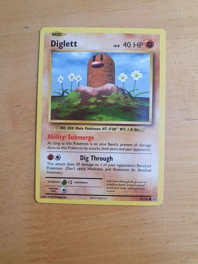 Pokemon card Diglett