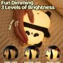 Rechargeable Cute Panda Night Light, 3 Level Dimmable Nursery Nightlight with Timer, Silicone Light Cute Animal Night Lamp for Breastfeeding Toddler Baby Kids Decor, Squishy Lamps Girls Panda Gifts Image 3