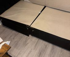 Queen size Divan Bed Black