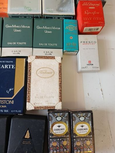70 Vintage Sample Perfume and Cologne Bottles (unused)