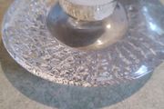 Orrefors Sweden Crystal Floating Votive Candle Holder