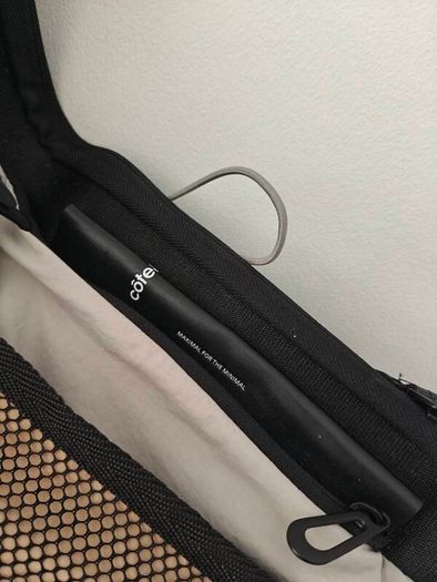 Cote and Ciel reversible mesh sling bag