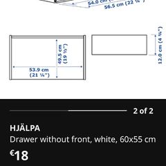 3 individual IKEA PAX Drawers