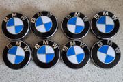 ( x 2 Sets) BMW Blue 56mm Centre Caps 2017+ FREE POST