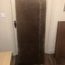headboard double warm taupe rich velvet Image 2