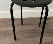 Ikea Marius Stool, Black