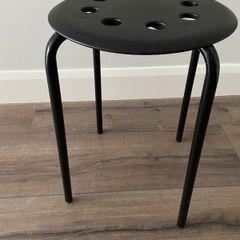 Ikea Marius Stool, Black
