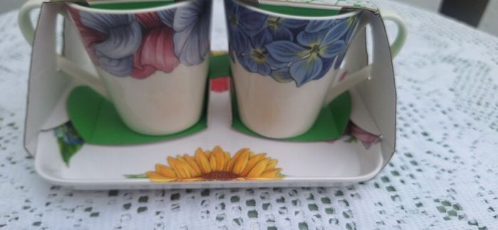Pimpernel Botanic Blooms Mug & Tray Set