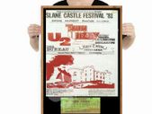 Thin Lizzy Slane Castle 1981 Concert Poster Reproduction A2 Size