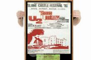 Thin Lizzy Slane Castle 1981 Concert Poster Reproduction A2 Size