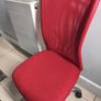 Red Ergonomic Mesh Office Chair  Stylish & Comfortable (Good Condition) Image 7