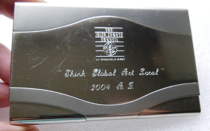 Vintage Business Card Holder