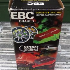 car parts EBC brake pads full set front and rear.