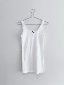 New Vero Moda Bright White Long Tank Top