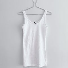 New Vero Moda Bright White Long Tank Top