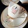 Collectible Arklow Pottery  Barry Family Crest Tea set Image 4