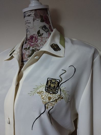 Jacques Vert Designer 3 Piece Outfit, part wool Jacket, Skirt and Blouse set