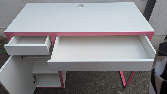 Kids Desk Pink - Ikea Micke