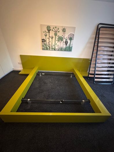 Designer High Gloss Double Bed
