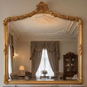 Very large mirror that can be used as an Overmantle
