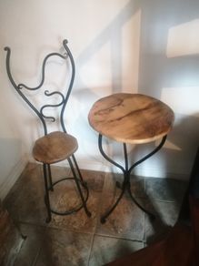 Single designer table and chair