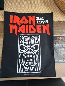 Iron Maiden est 1975 Back patch