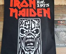 Iron Maiden est 1975 Back patch