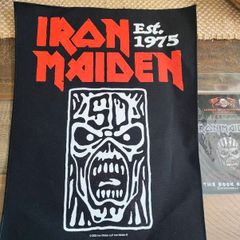 Iron Maiden est 1975 Back patch