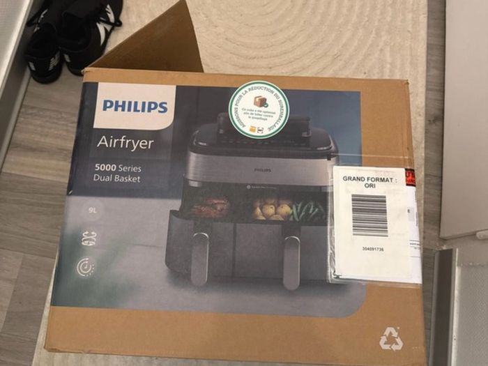Philips Series 5000 Dual Basket 9L Airfryer, Excellent